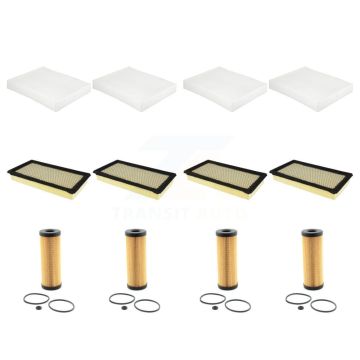 4x Air + 4x Cabin + 4x Engine Cartridge Oil Filter (12 Total) Kit For Ford Explorer KFM-102511