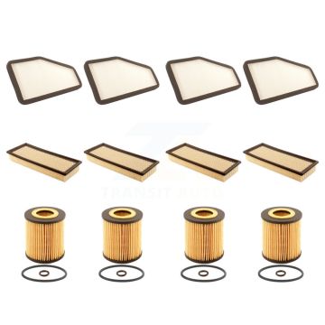 4x Air + 4x Cabin + 4x Engine Cartridge Oil Filter (12 Total) Kit For Ford Escape Mazda KFM-102519