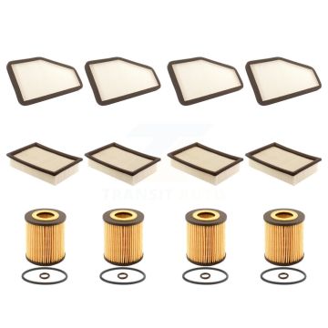 4x Air + 4x Cabin + 4x Engine Cartridge Oil Filter (12 Total) Kit For Mazda Tribute KFM-102520