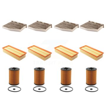 4x Air + 4x Cabin + 4x Engine Cartridge Oil Filter (12 Total) Kit For Volkswagen Jetta KFM-102527