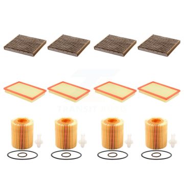 4x Air + 4x Cabin + 4x Engine Cartridge Oil Filter (12 Total) Kit For Lexus LS460 LS600h KFM-102535