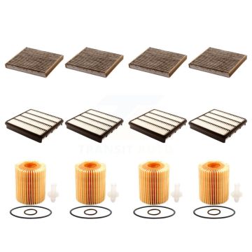 4x Air + 4x Cabin + 4x Engine Cartridge Oil Filter (12 Total) Kit For Toyota Tundra 4.0L KFM-102536