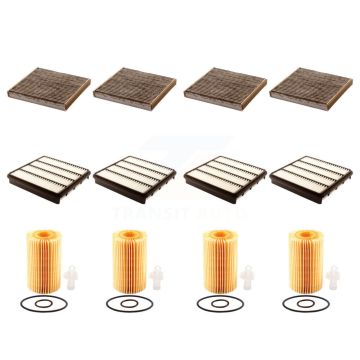4x Air + 4x Cabin + 4x Engine Cartridge Oil Filter (12 Total) Kit For Toyota Tundra Lexus KFM-102537