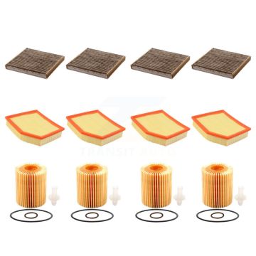 4x Air + 4x Cabin + 4x Engine Cartridge Oil Filter (12 Total) Kit For 08-11 Lexus GS460 KFM-102541