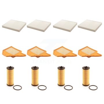 4x Air + 4x Cabin + 4x Engine Cartridge Oil Filter (12 Total) Kit For Dodge Grand Caravan KFM-102543
