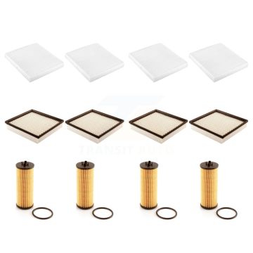 4x Air + 4x Cabin + 4x Engine Cartridge Oil Filter (12 Total) Kit For Dodge Journey 200 KFM-102544