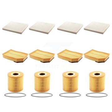 4x Air + 4x Cabin + 4x Engine Cartridge Oil Filter (12 Total) Kit For Volvo XC90 KFM-102549
