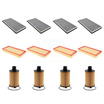 4x Air + 4x Cabin + 4x Engine Cartridge Oil Filter (12 Total) Kit For Land Rover Range KFM-102550