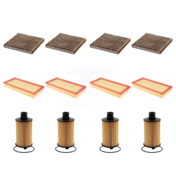 4x Air + 4x Cabin + 4x Engine Cartridge Oil Filter (12 Total) Kit For Land Rover Range KFM-102551