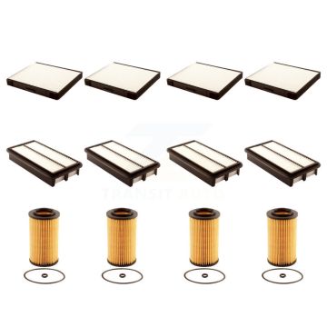 4x Air + 4x Cabin + 4x Engine Cartridge Oil Filter (12 Total) Kit For Kia Sedona Hyundai KFM-102555