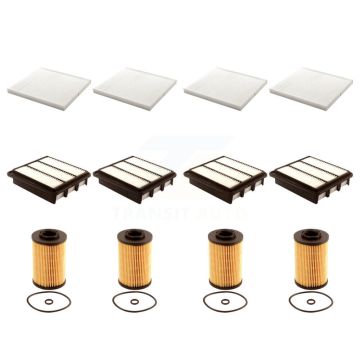 4x Air + 4x Cabin + 4x Engine Cartridge Oil Filter (12 Total) Kit For Hyundai Azera 3.3L KFM-102564