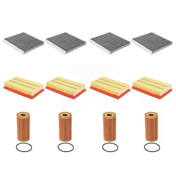 4x Air + 4x Cabin + 4x Engine Cartridge Oil Filter (12 Total) Kit For KFM-102576