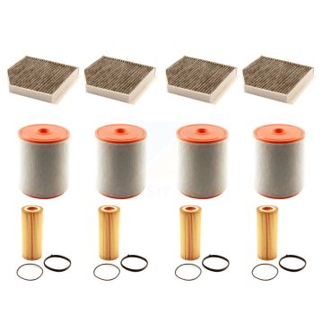 4x Air + 4x Cabin + 4x Engine Cartridge Oil Filter (12 Total) Kit For Audi A6 Quattro A7 KFM-102579