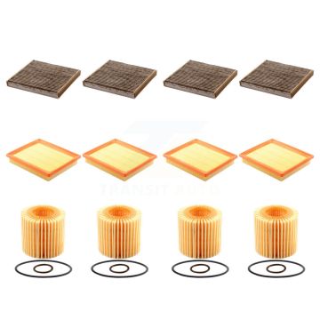 4x Air + 4x Cabin + 4x Engine Cartridge Oil Filter (12 Total) Kit For Toyota Prius V KFM-102585