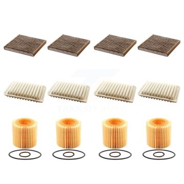 4x Air + 4x Cabin + 4x Engine Cartridge Oil Filter (12 Total) Kit For Toyota Corolla Vibe KFM-102586