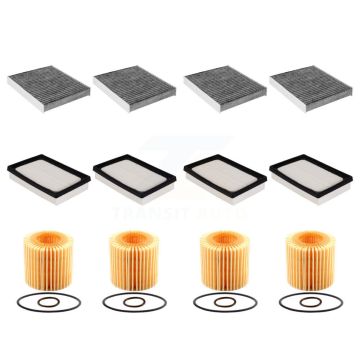 4x Air + 4x Cabin + 4x Engine Cartridge Oil Filter (12 Total) Kit For Toyota Prius Prime KFM-102589