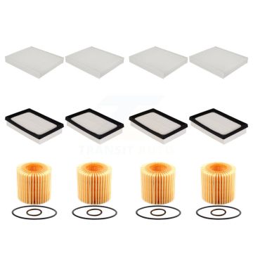4x Air + 4x Cabin + 4x Engine Cartridge Oil Filter (12 Total) Kit For Toyota Prius Prime KFM-102590