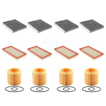 4x Air + 4x Cabin + 4x Engine Cartridge Oil Filter (12 Total) Kit For Toyota C-HR KFM-102592