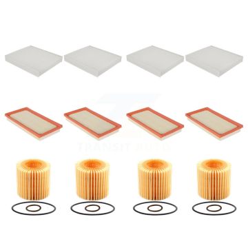 4x Air + 4x Cabin + 4x Engine Cartridge Oil Filter (12 Total) Kit For Toyota C-HR KFM-102593