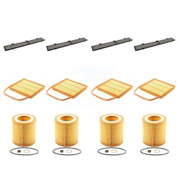 4x Air + 4x Cabin + 4x Engine Cartridge Oil Filter (12 Total) Kit For BMW 335i xDrive 1 M KFM-102594