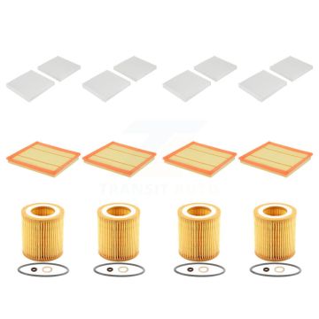 4x Air + 4x Cabin + 4x Engine Cartridge Oil Filter (12 Total) Kit For BMW X3 KFM-102599