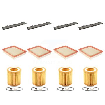4x Air + 4x Cabin + 4x Engine Cartridge Oil Filter (12 Total) Kit For BMW 328i xDrive KFM-102601