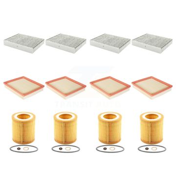 4x Air + 4x Cabin + 4x Engine Cartridge Oil Filter (12 Total) Kit For BMW 328i xDrive GT KFM-102602