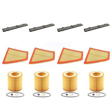 4x Air + 4x Cabin + 4x Engine Cartridge Oil Filter (12 Total) Kit For BMW X1 2.0L KFM-102604