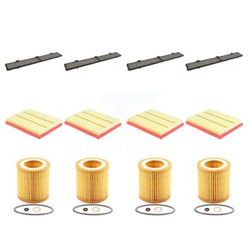 4x Air + 4x Cabin + 4x Engine Cartridge Oil Filter (12 Total) Kit For BMW 335i xDrive KFM-102605