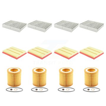 4x Air + 4x Cabin + 4x Engine Cartridge Oil Filter (12 Total) Kit For BMW 335i xDrive M2 KFM-102606