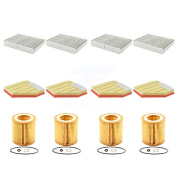 4x Air + 4x Cabin + 4x Engine Cartridge Oil Filter (12 Total) Kit For BMW 320i xDrive KFM-102607