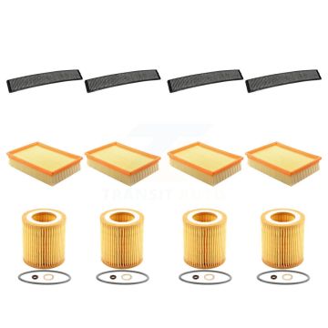 4x Air + 4x Cabin + 4x Engine Cartridge Oil Filter (12 Total) Kit For 2006 BMW 330i 330Ci KFM-102608