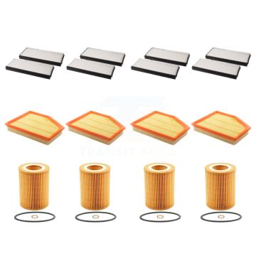 4x Air + 4x Cabin + 4x Engine Cartridge Oil Filter (12 Total) Kit For BMW 530i 525i 530xi KFM-102612