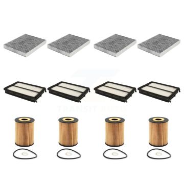 4x Air + 4x Cabin + 4x Engine Cartridge Oil Filter (12 Total) Kit For Kia Sorento 3.3L KFM-102620