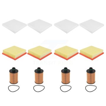 4x Air + 4x Cabin + 4x Engine Cartridge Oil Filter (12 Total) Kit For Jeep Grand Cherokee KFM-102625