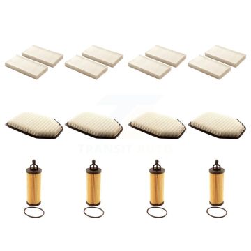 4x Air + 4x Cabin + 4x Engine Cartridge Oil Filter (12 Total) Kit For Jeep Wrangler JK KFM-102630