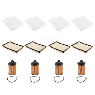 4x Air + 4x Cabin + 4x Engine Cartridge Oil Filter (12 Total) Kit For 14-15 Ram 1500 3.0L KFM-102633
