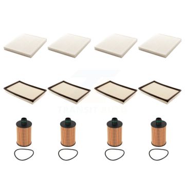 4x Air + 4x Cabin + 4x Engine Cartridge Oil Filter (12 Total) Kit For 16-18 Ram 1500 3.0L KFM-102636