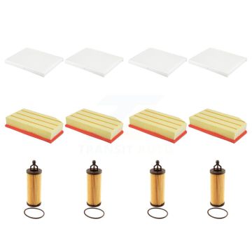 4x Air + 4x Cabin + 4x Engine Cartridge Oil Filter (12 Total) Kit For Jeep Wrangler KFM-102640