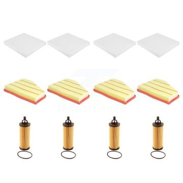 4x Air + 4x Cabin + 4x Engine Cartridge Oil Filter (12 Total) Kit For KFM-102642