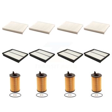 4x Air + 4x Cabin + 4x Engine Cartridge Oil Filter (12 Total) Kit For Kia Sorento 3.3L KFM-102662