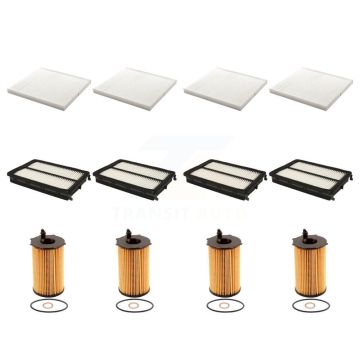 4x Air + 4x Cabin + 4x Engine Cartridge Oil Filter (12 Total) Kit For 15-18 Kia Sedona KFM-102664