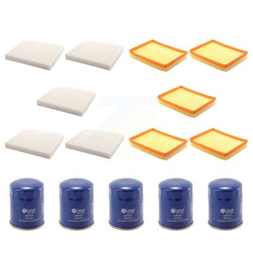 5x Air + 5x Cabin + 5x Engine Oil Filter (15 Total) Kit For Kia Optima 2.7L Tray Required KFM-102683