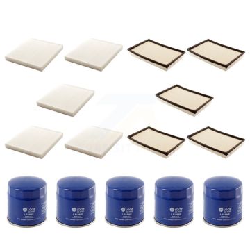 5x Air + 5x Cabin + 5x Engine Oil Filter (15 Total) Kit For Ram 1500 Classic 3500 2500 KFM-102693