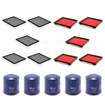 5x Air + 5x Cabin + 5x Engine Oil Filter (15 Total) Kit For INFINITI QX50 2 Required KFM-102704