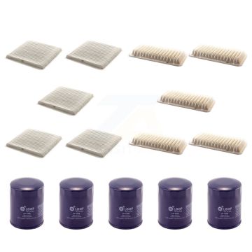5x Air + 5x Cabin + 5x Engine Oil Filter (15 Total) Kit For 2009-2010 Scion tC 2.4L KFM-102723