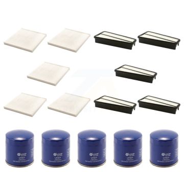 5x Air + 5x Cabin + 5x Engine Oil Filter (15 Total) Kit For 2006-2015 Toyota Tacoma 4.0L KFM-102728