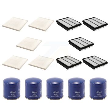 5x Air + 5x Cabin + 5x Engine Oil Filter (15 Total) Kit For 2010 Toyota 4Runner 2.7L KFM-102732