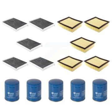 5x Air + 5x Cabin + 5x Engine Oil Filter (15 Total) Kit For Ford F-150 Expedition Lincoln KFM-102756