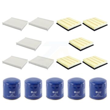 5x Air + 5x Cabin + 5x Engine Oil Filter (15 Total) Kit For Ford F-350 Super Duty F-250 KFM-102759